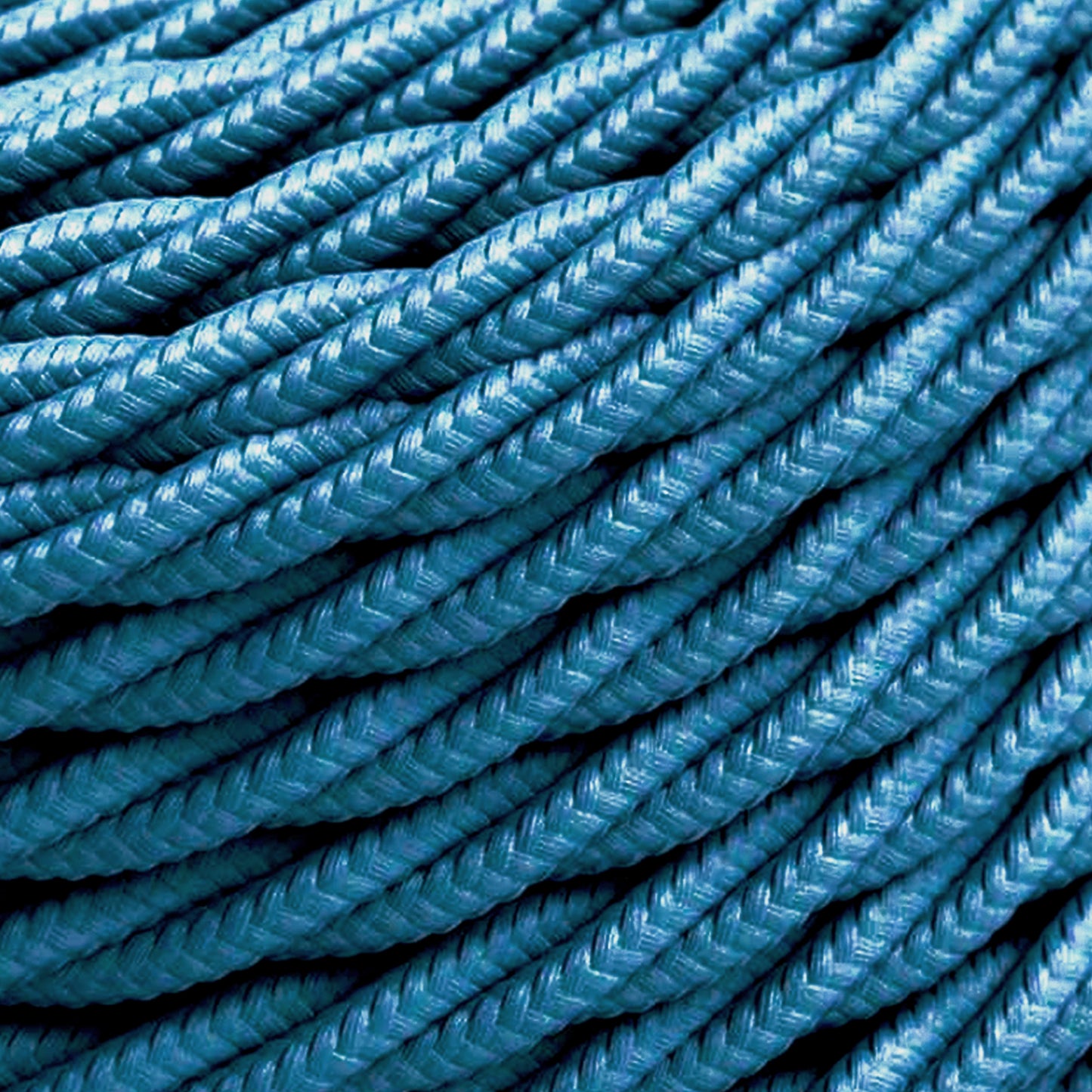 2 Core Twisted Electric Cable Blue color fabric 0.75mm