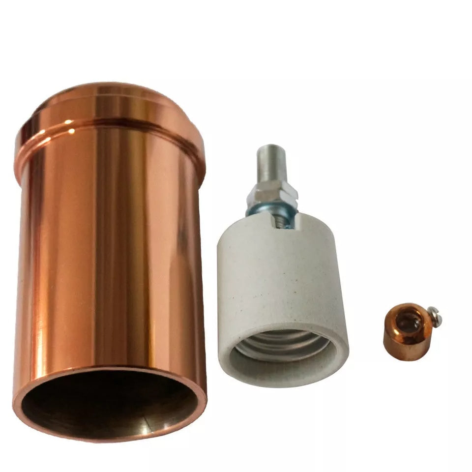 Industrial Metal E27 Bulb Socket Lamp Holder with Edison