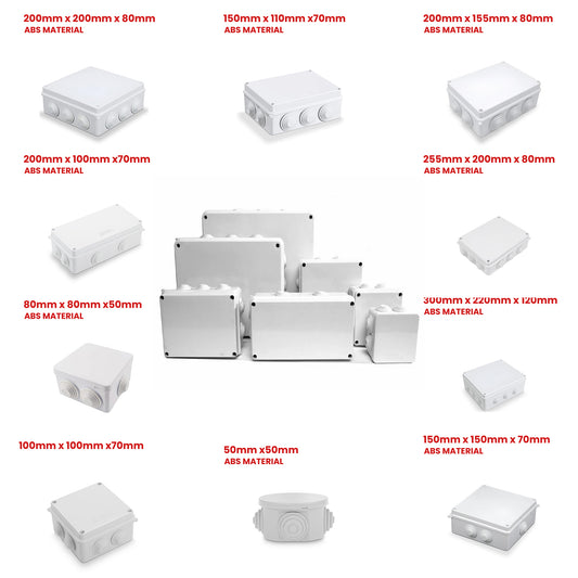 IP65 Waterproof Junction Box surface Mounted weatherproof connector