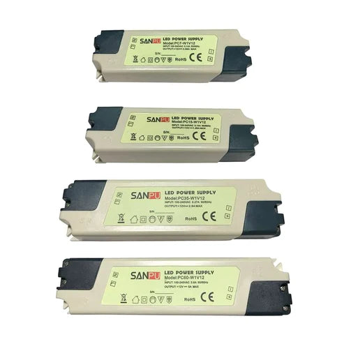 LED Driver 7W/15W/35W/60W DC 12V Constant Voltage Power Supply Adapter