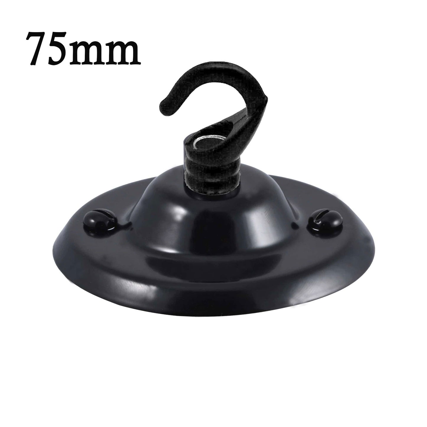 75mm Front Fitting Color Ceiling Hook With Single Point Drop Outlet Plate