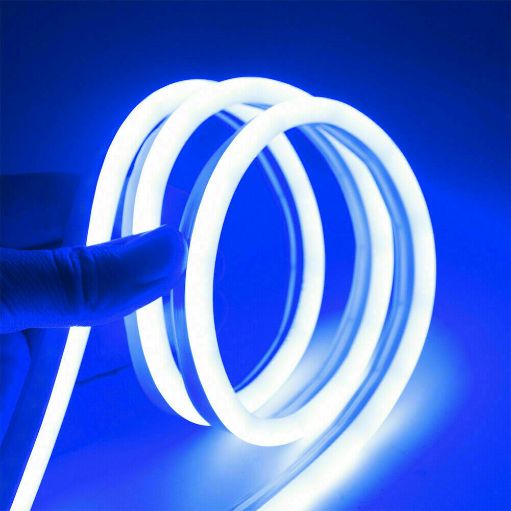 220V LED Neon Flex Rope Strip Light Sign Outdoor Waterproof 14 x 25mm Lights