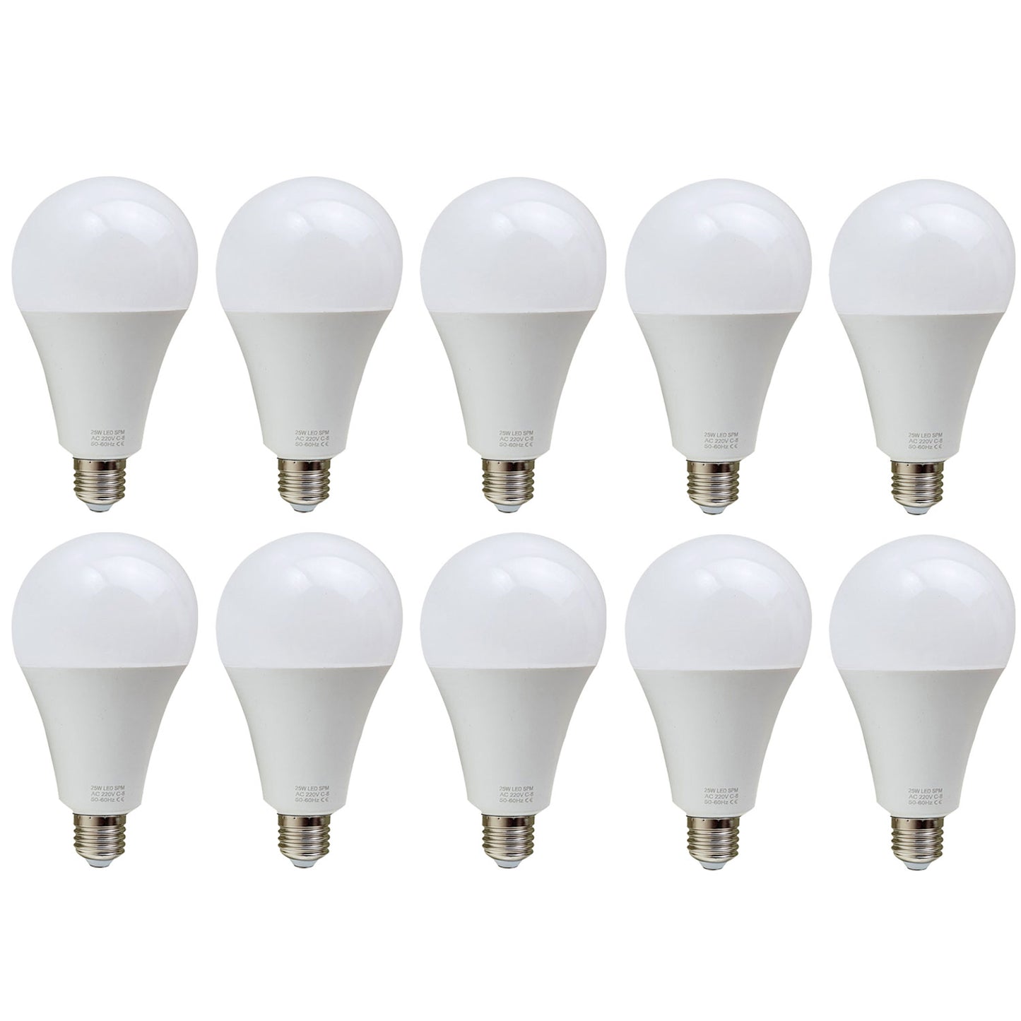 25W E27 Screw LED Light GLS bulbs, Energy Saving Edison Cool White 6000K non dimmable lights