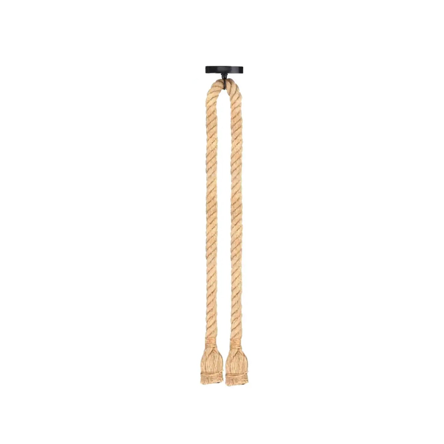 Adjustable Hemp Rope Ceiling Pendant Light with E27 Fitting
