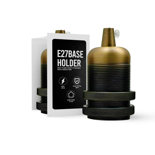 E27 Vintage Industrial Lamp Holder Retro Edison Screw Fitting