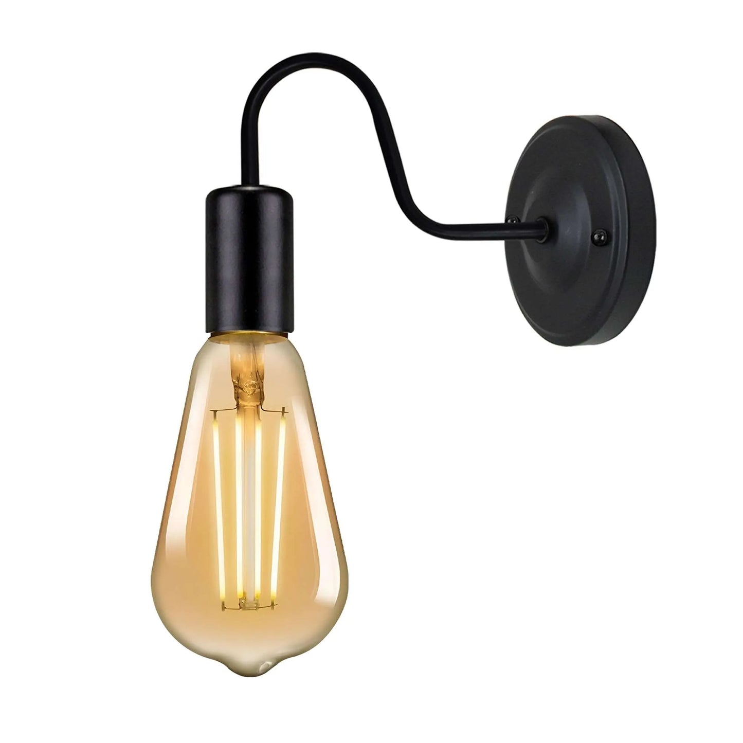 Metal Swan Neck Wall Sconce Light Vintage wall lamp