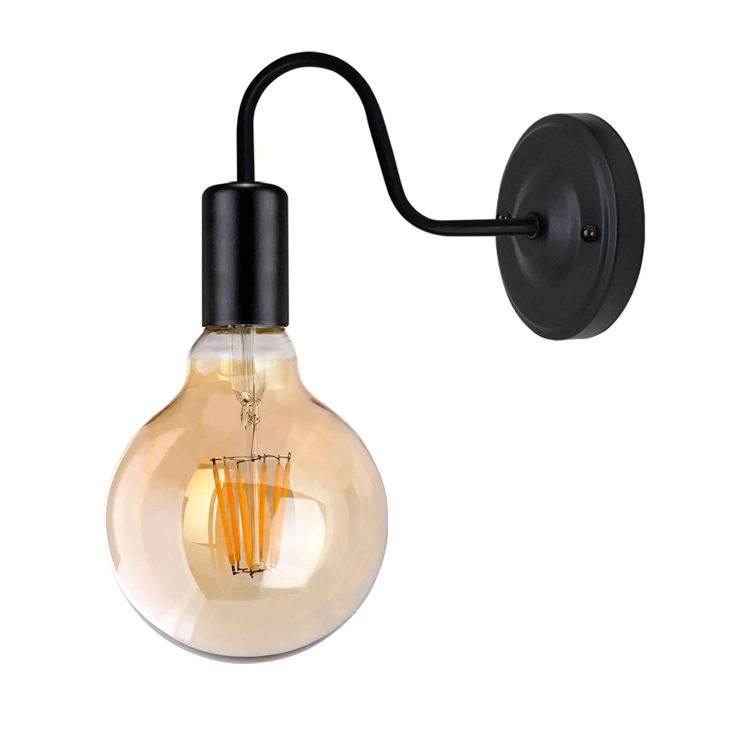 Metal Swan Neck Wall Sconce Light Vintage wall lamp