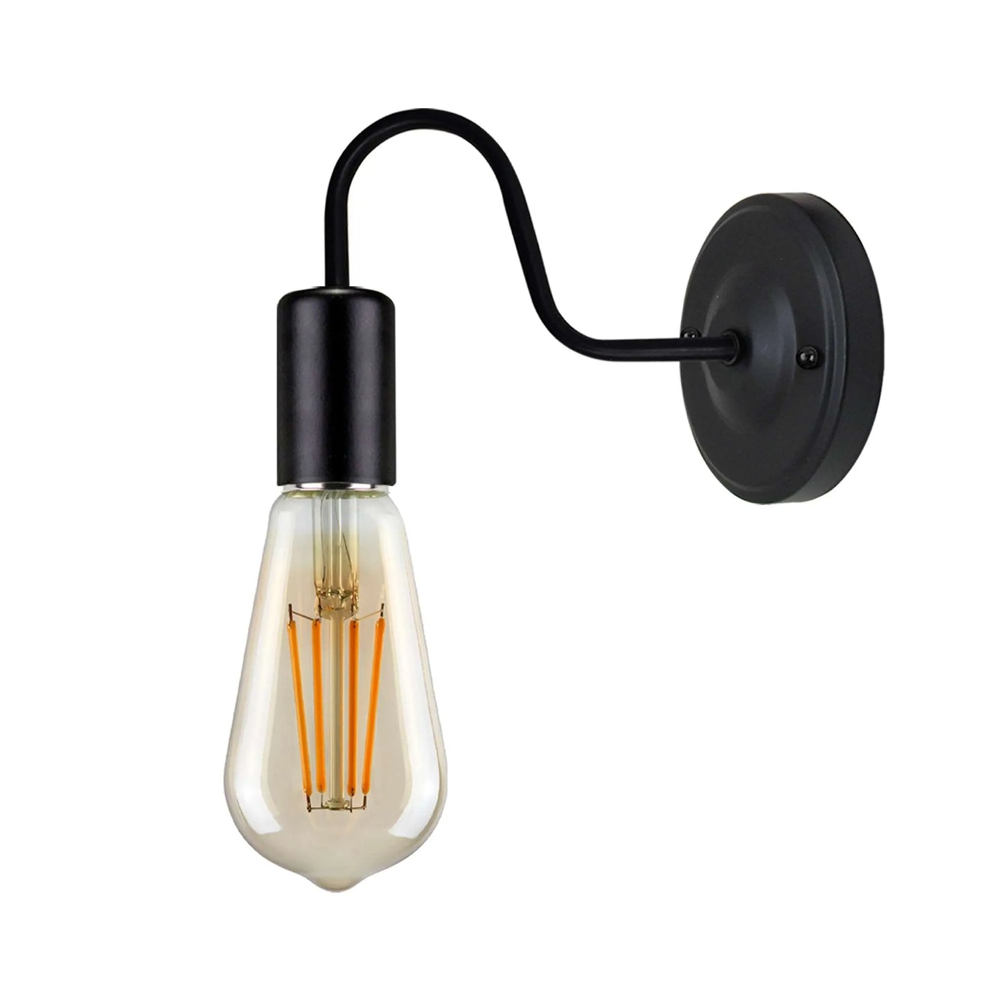 Metal Swan Neck Wall Sconce Light Vintage wall lamp