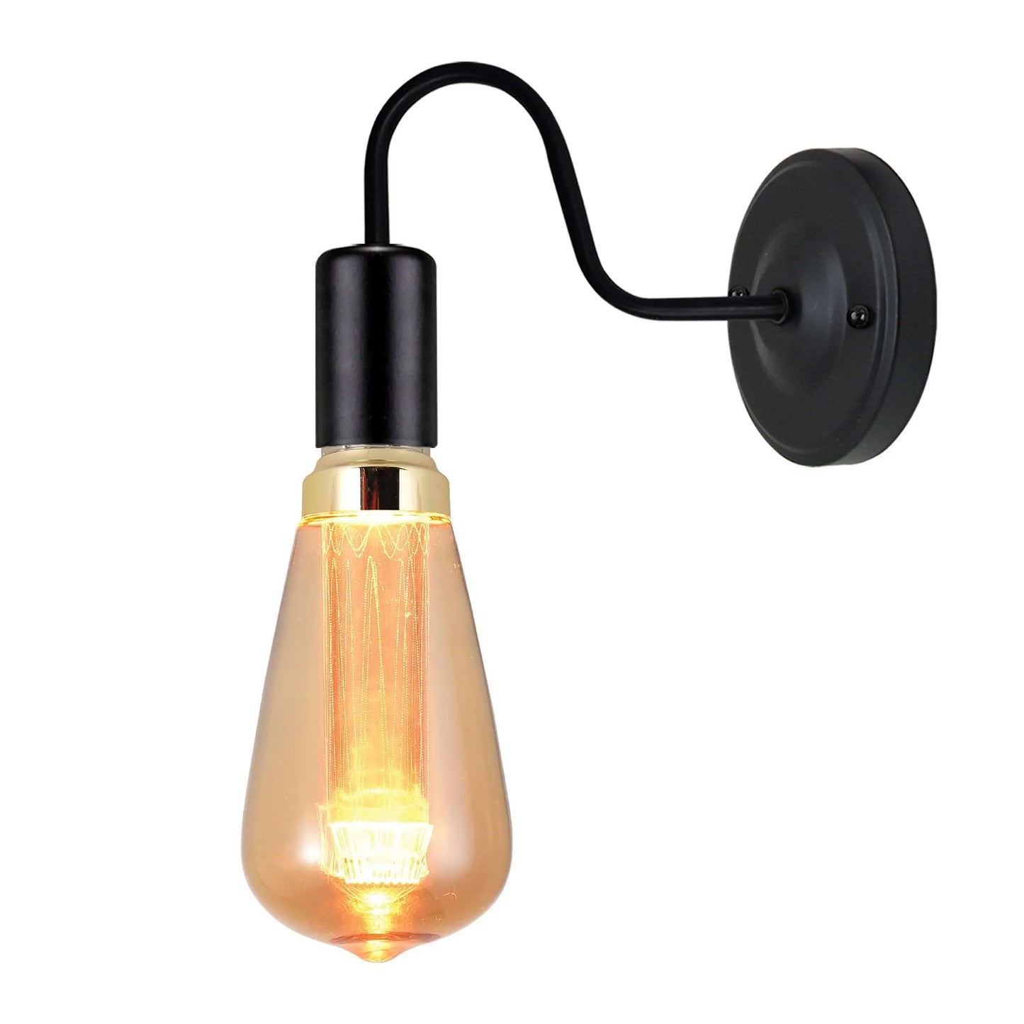 Metal Swan Neck Wall Sconce Light Vintage wall lamp