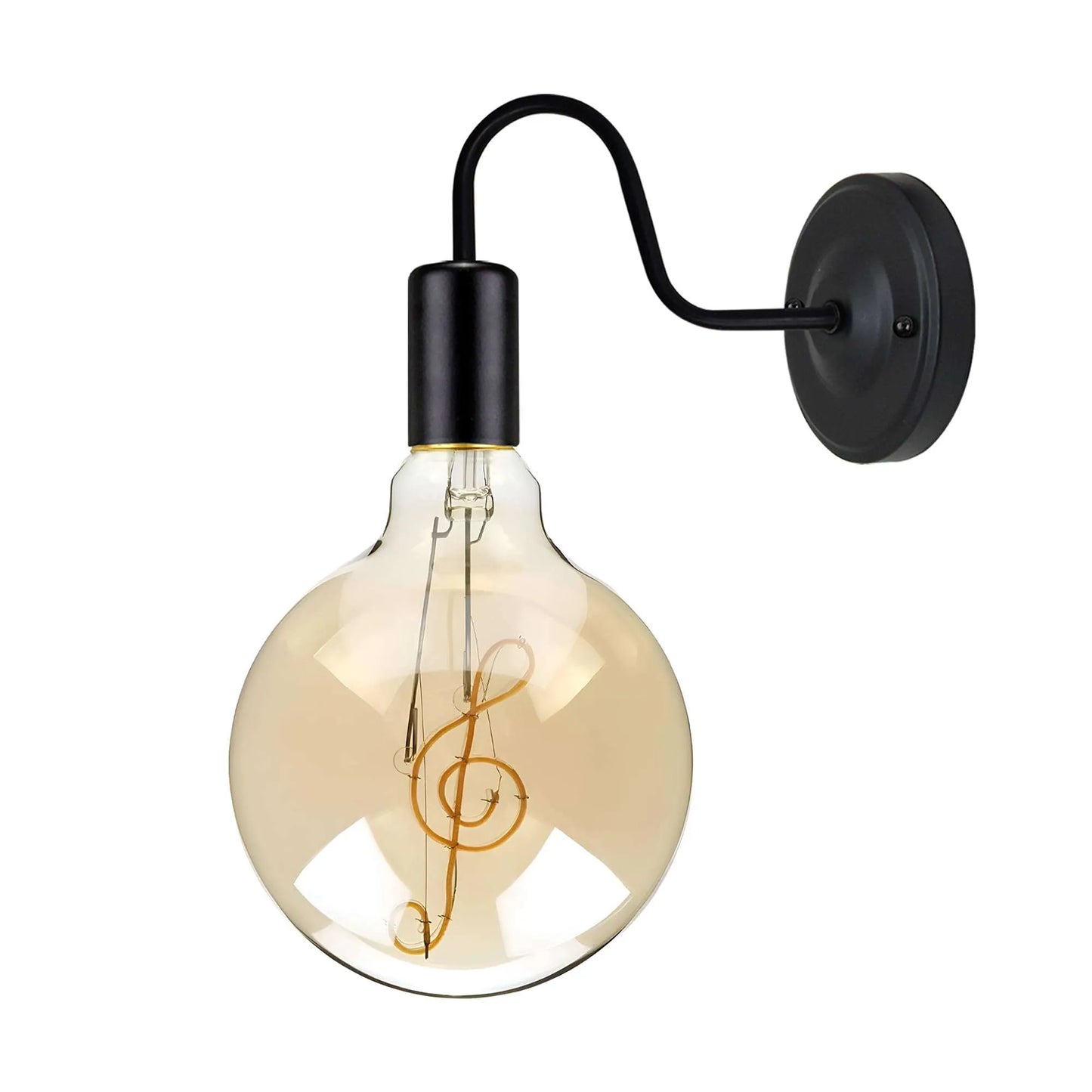Metal Swan Neck Wall Sconce Light Vintage wall lamp