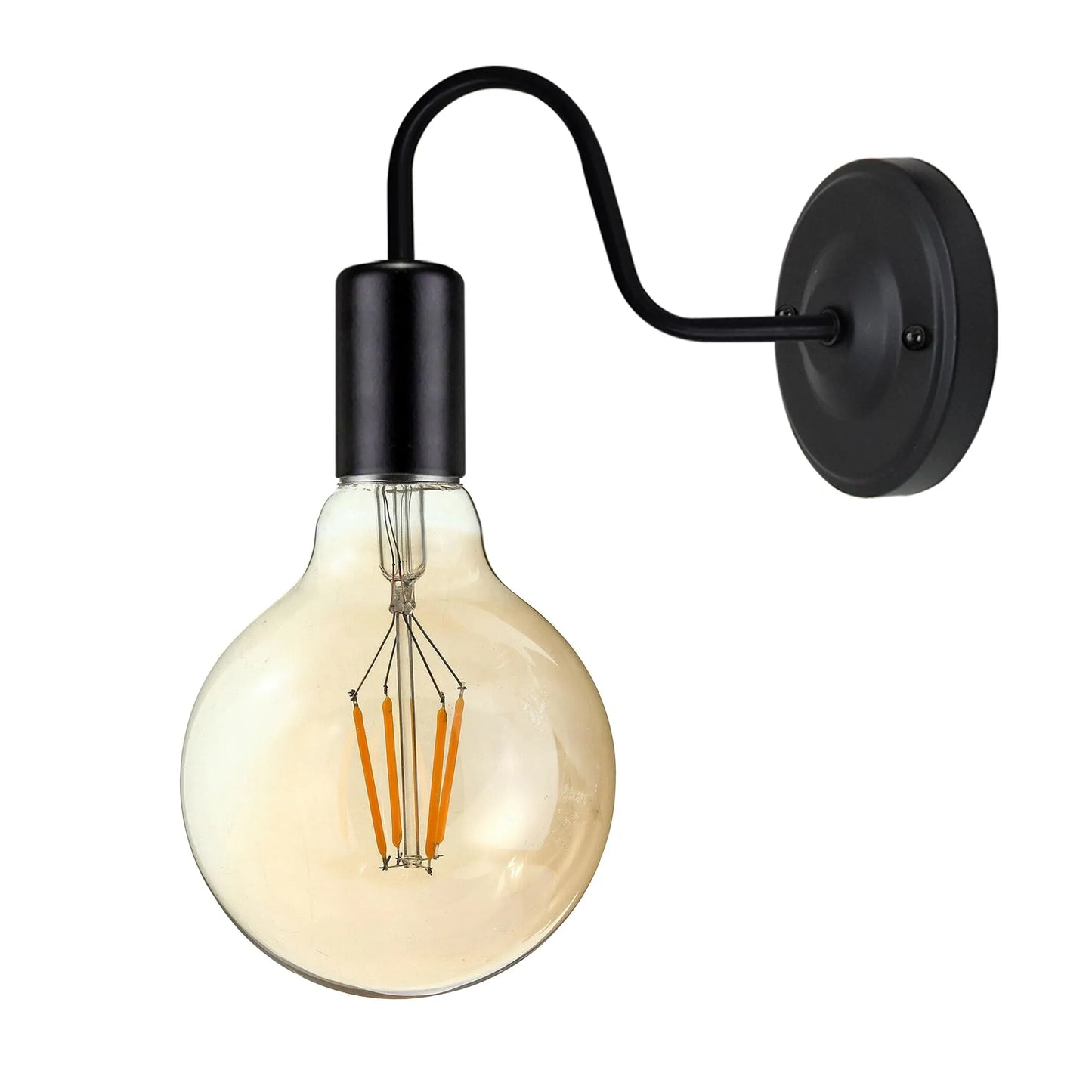 Metal Swan Neck Wall Sconce Light Vintage wall lamp