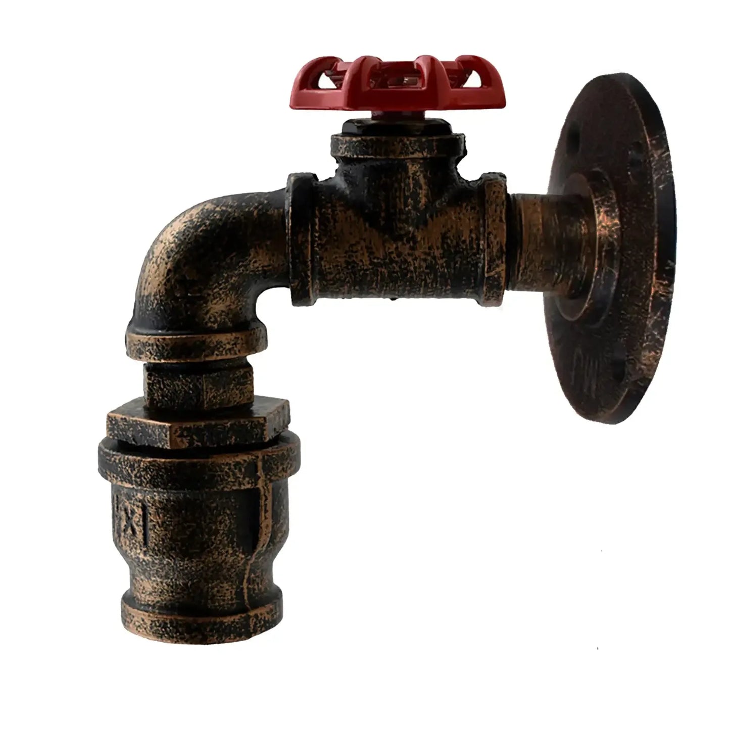 Vintage Industrial Rustic Water Pipe Wall Light Fitting Industrial Sconce For Living Kitchen Restaurant