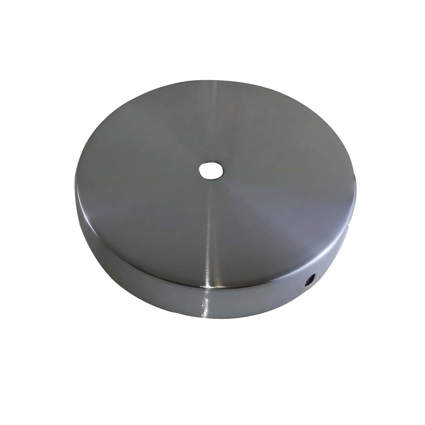 Multi Outlet Ceiling Rose - Black Metal Side Fitting Pendant Drop 120x25mm
