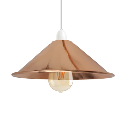 22cm x 10cm Vintage industrial Retro Pendant Lamp Shades Easy Fit Metal Light Shade