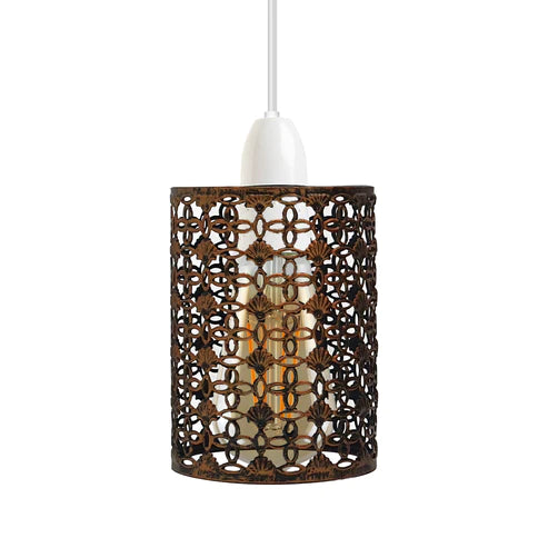 Modern multi Colour Metal Lampshade Retro Style Shade Pendant