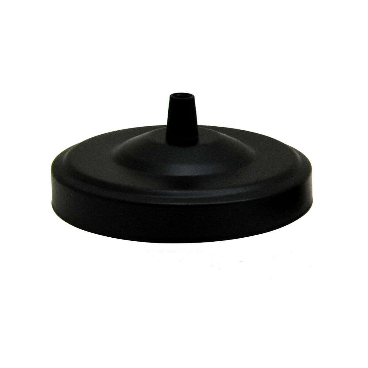 Side Fitting Ceiling Rose 108mm Diameter Single Outlet