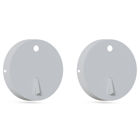 Industrial Single Point Drop Vintage Metal Ceiling Rose with Switch