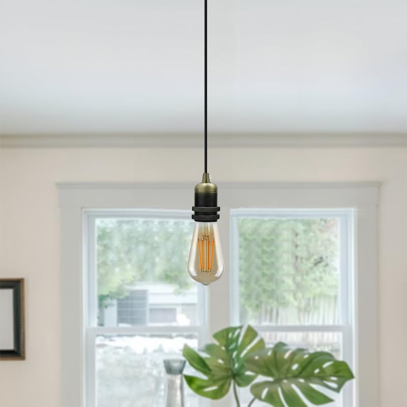 E27 Vintage Industrial Lamp Holder Retro Edison Screw Fitting