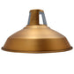 Electro Plating Modern Retro Barn Light Shades 4cm Top ole, Modern Ceiling Pendant Easy Fit Lampshades