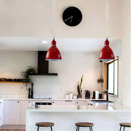 Modern Retro Light Shade Easy Fit E27 15cm bottom diameter Ceiling Pendant Lampshades for Kitchen, Living Room, Bedroom