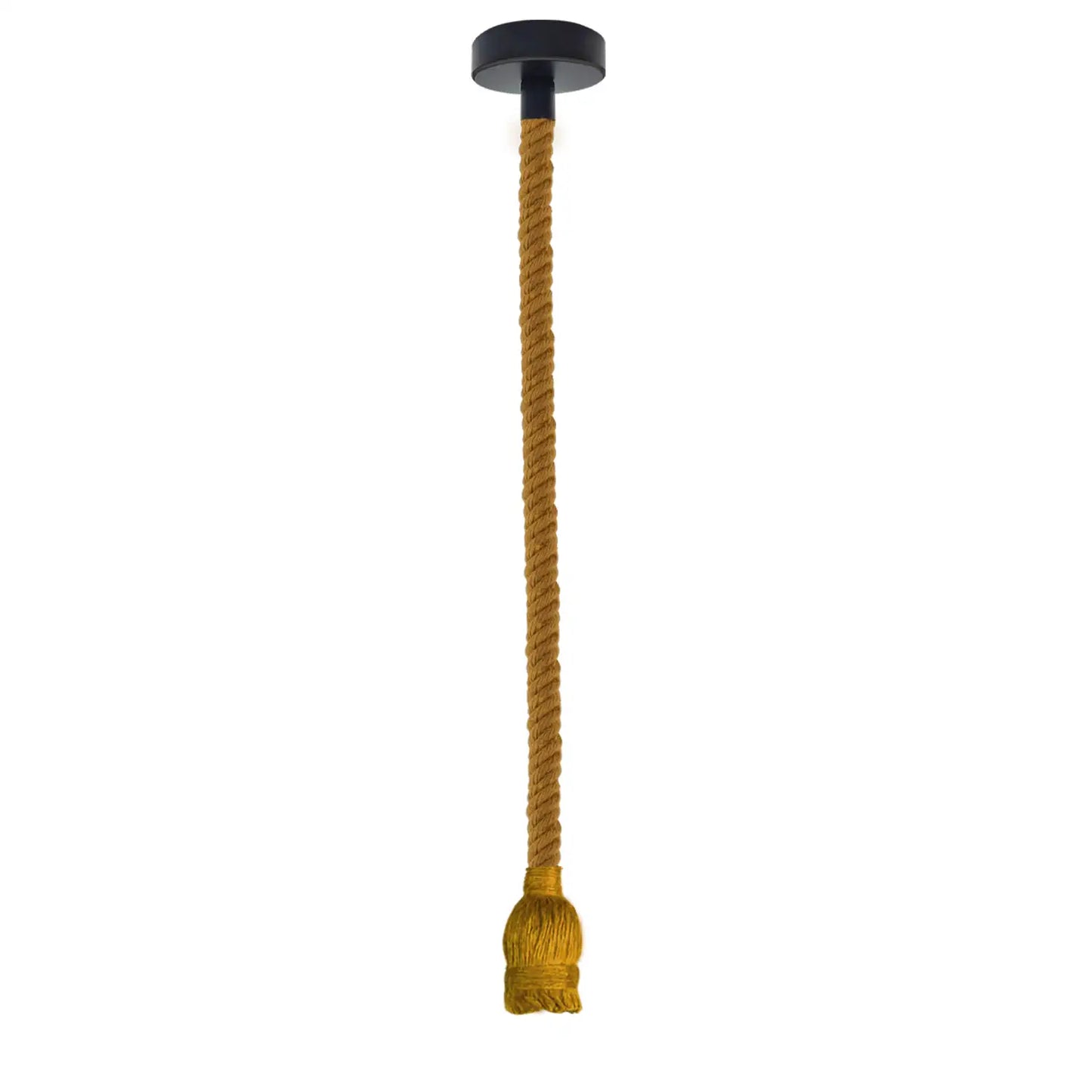 Adjustable Hemp Rope Ceiling Pendant Light with E27 Fitting