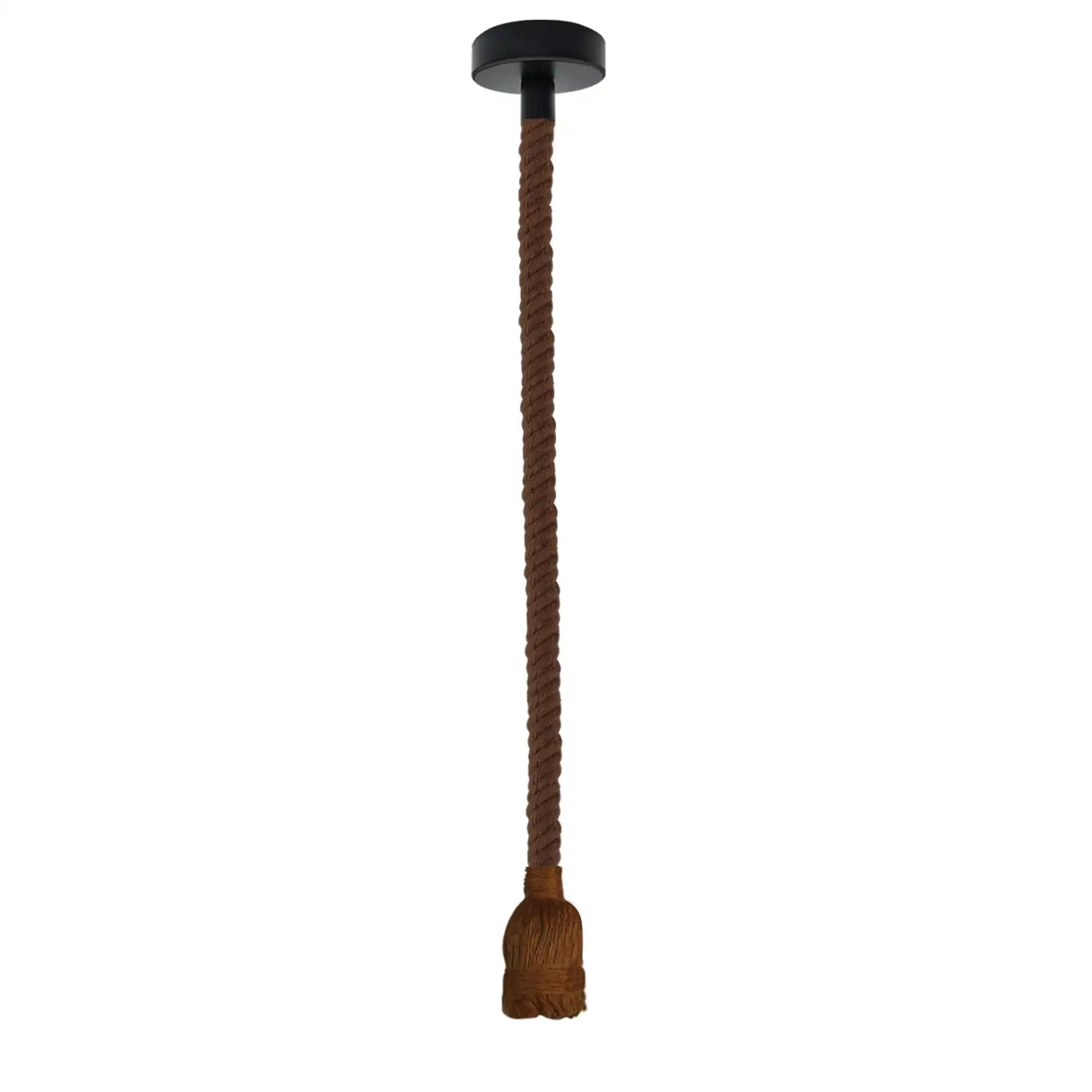 Adjustable Hemp Rope Ceiling Pendant Light with E27 Fitting