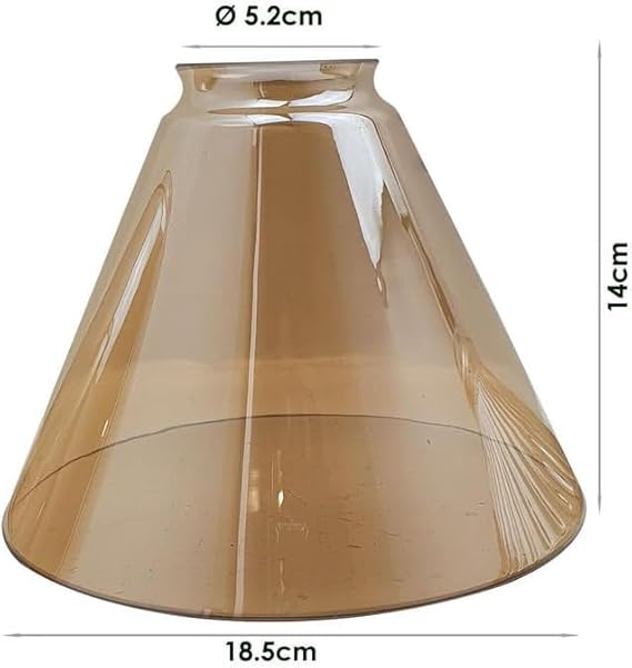 Retro Industrial Pendant Light Suspended Ceiling Lights Style Glass Lamp Shade