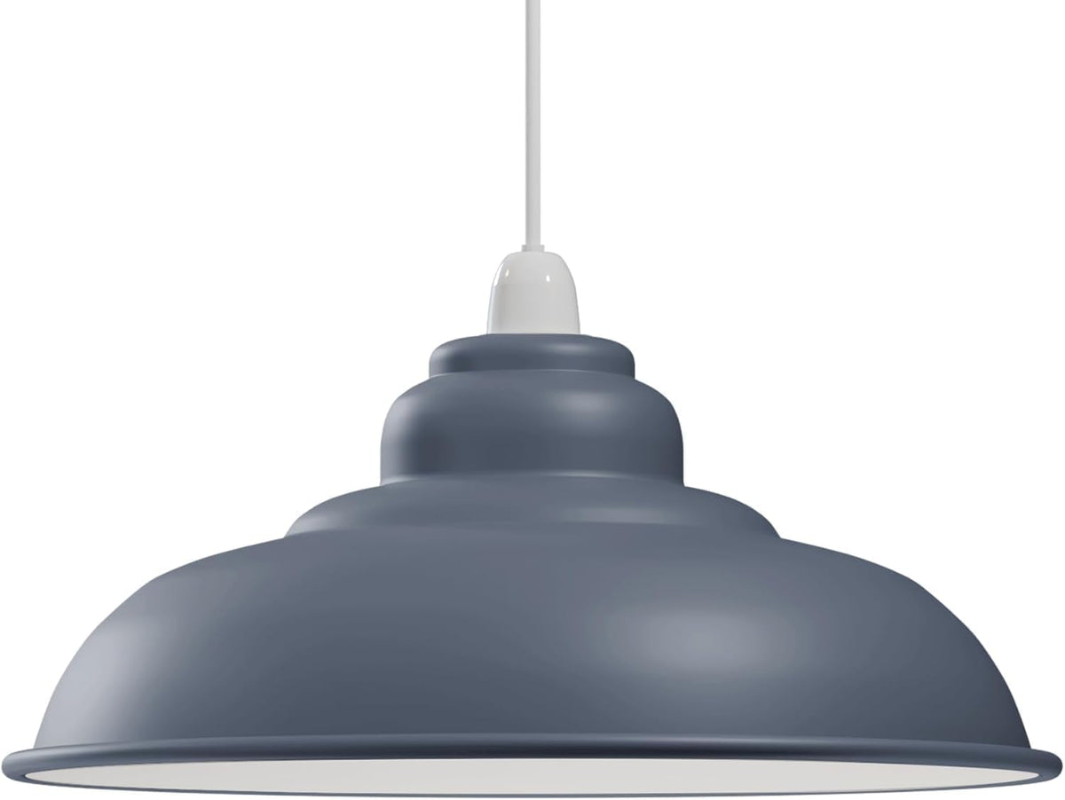 Vintage Metal Lampshade – Easy Fit E27 Ceiling Light Shade