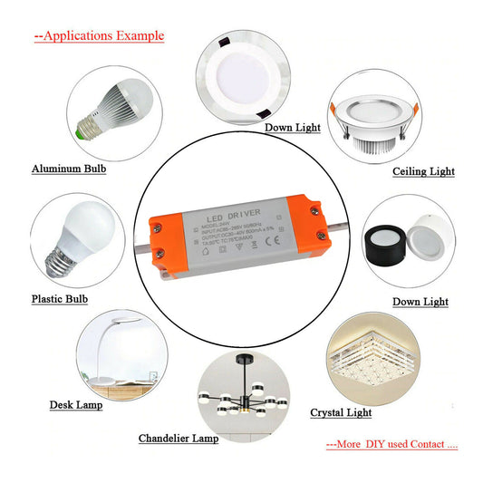 LED Driver DC 30-40V 600mAmp Constant Current Power Supply