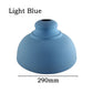Painted Vintage Retro Pendant Curvy Shade Modern Light Style Easy Fit Lampshade