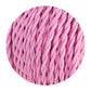 2 Core Twisted Electric Cable Baby Pink color fabric 0.75mm