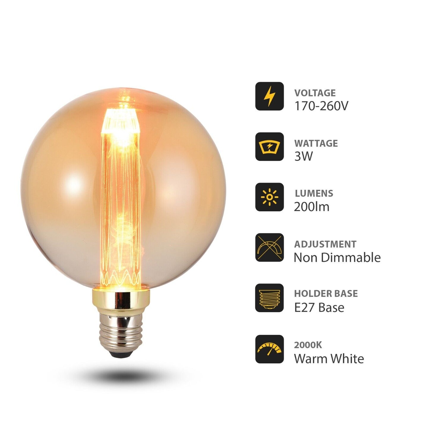 Timeless Elegance with Vintage Edison LED Bulbs – Amber Glow, Modern Efficiency