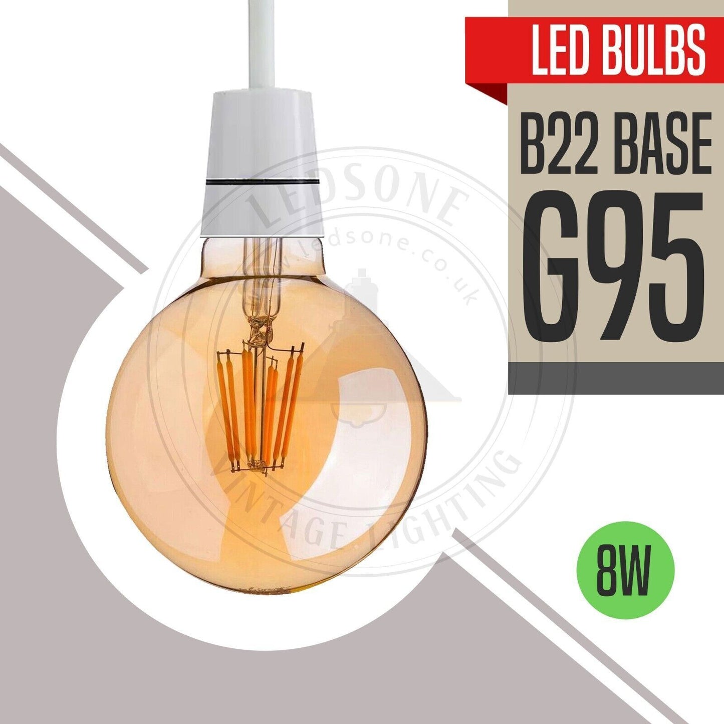 Timeless Elegance with Vintage Edison LED Bulbs – Amber Glow, Modern Efficiency