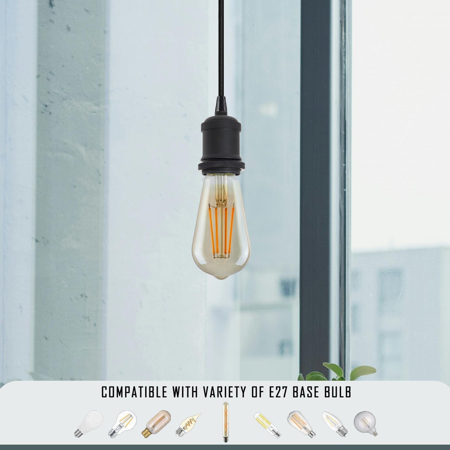 Industrial Metal E27 Ceiling Pendant Lighting