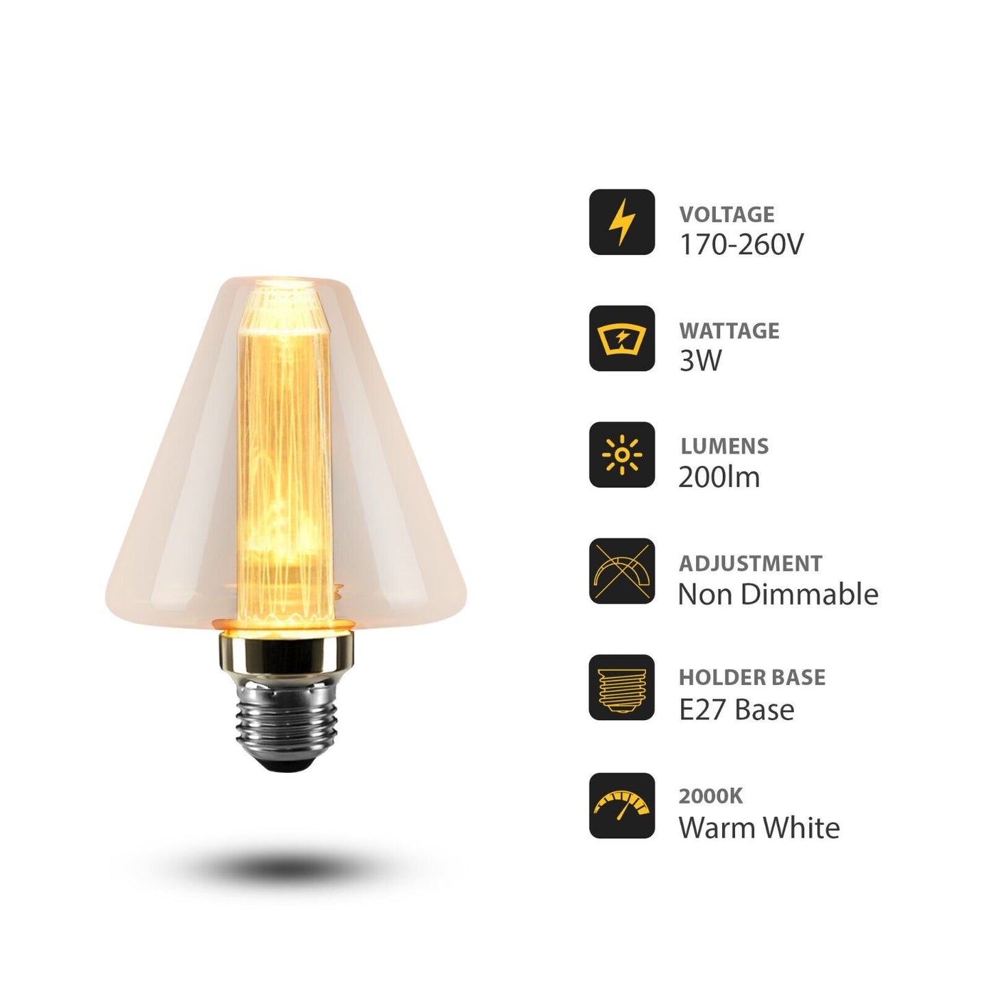 Timeless Elegance with Vintage Edison LED Bulbs – Amber Glow, Modern Efficiency