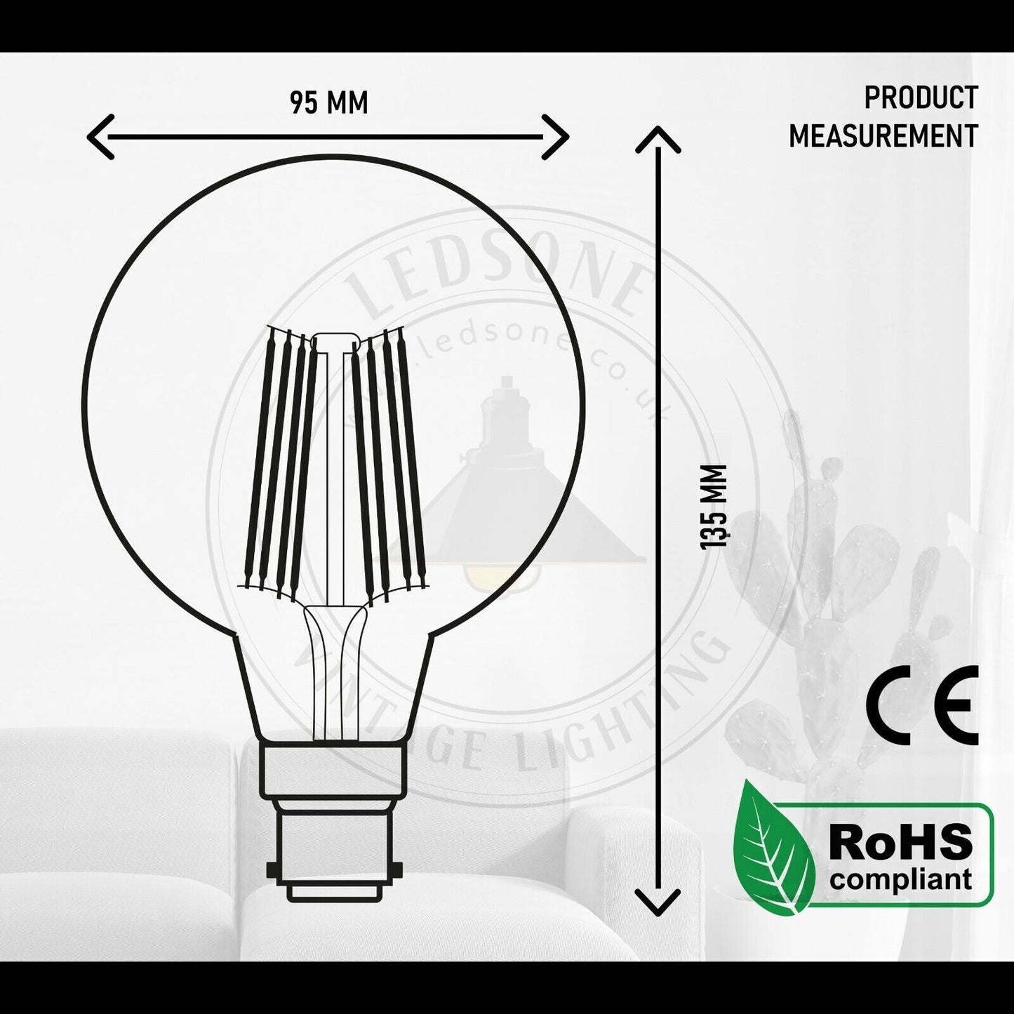 Timeless Elegance with Vintage Edison LED Bulbs – Amber Glow, Modern Efficiency