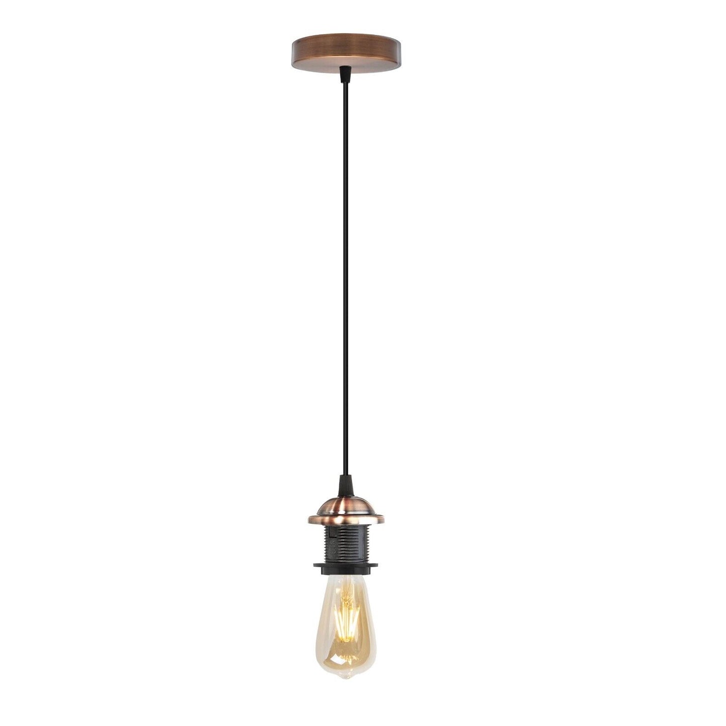 Industrial E27 Lamp holder Adjustable Ceiling pendant light
