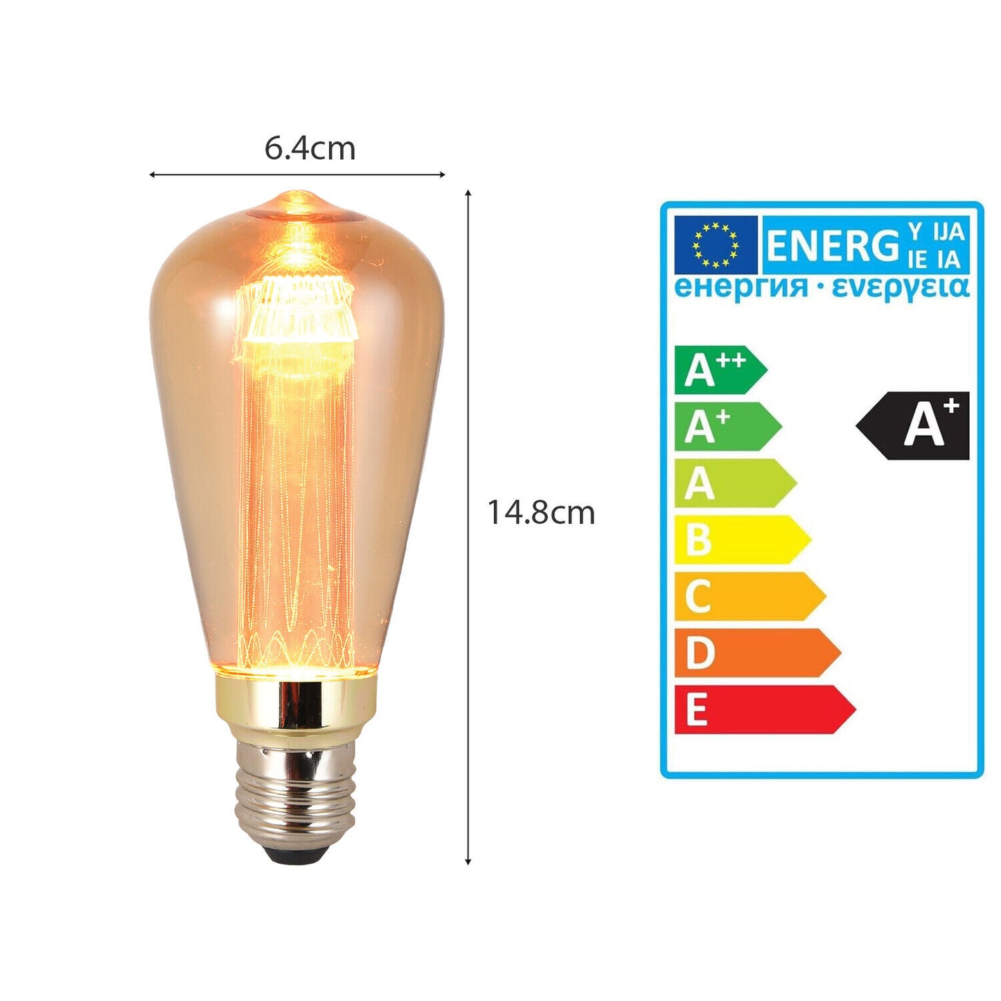 Timeless Elegance with Vintage Edison LED Bulbs – Amber Glow, Modern Efficiency