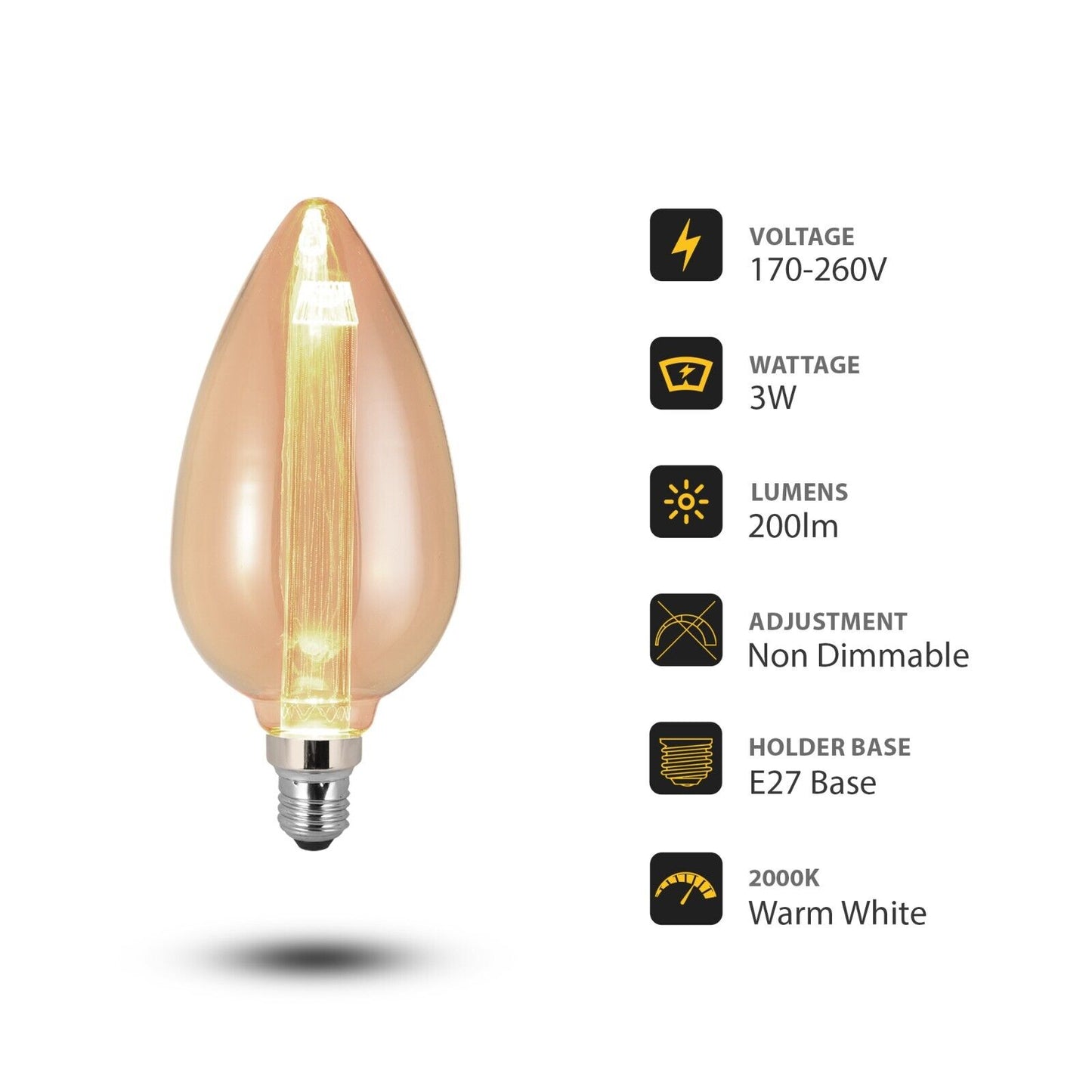 Timeless Elegance with Vintage Edison LED Bulbs – Amber Glow, Modern Efficiency