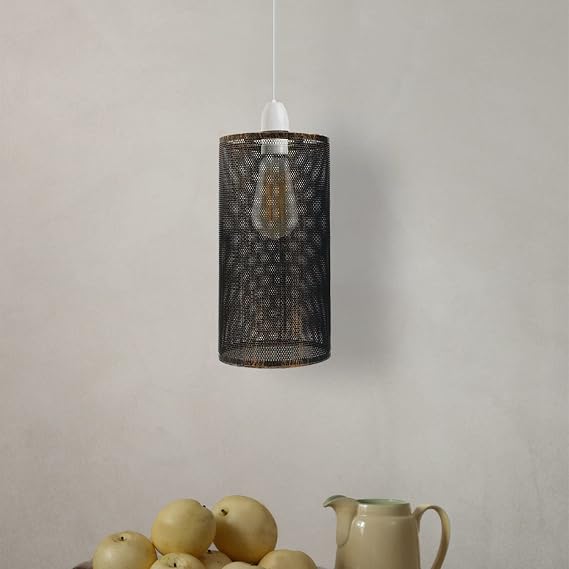 Modern Black Metal Cage Lamp Shade Affordable Price UK