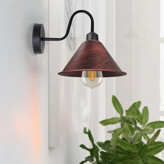 Modern Metal Easy Fit Ceiling Lampshade Yellow & Black | UK Delivery