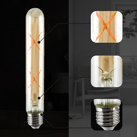 4W T185 B22 LED Non-Dimmable Vintage Filament Light Bulb