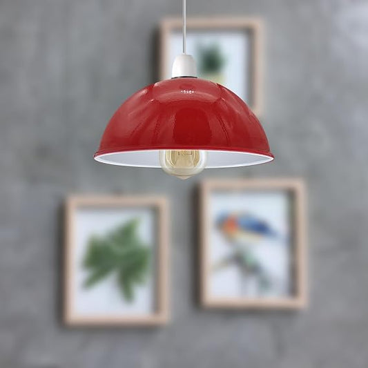 Easy Fit Dome Shape Hanging Light Lamp Shade