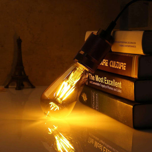 Industrial Dimmable ST64 E27 8W Vintage LED Filament Bulbs