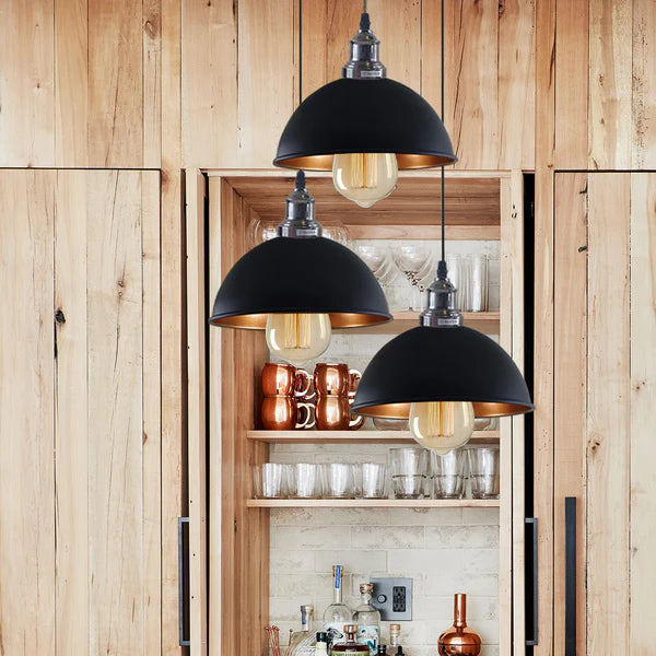 Vintage E27 Metal 3 Way Adjustable Ceiling Pendant Light