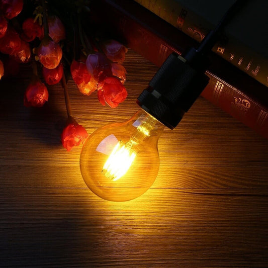 Vintage G95 Dimmable E27 8W Bulb Globe Screw Light Bulb