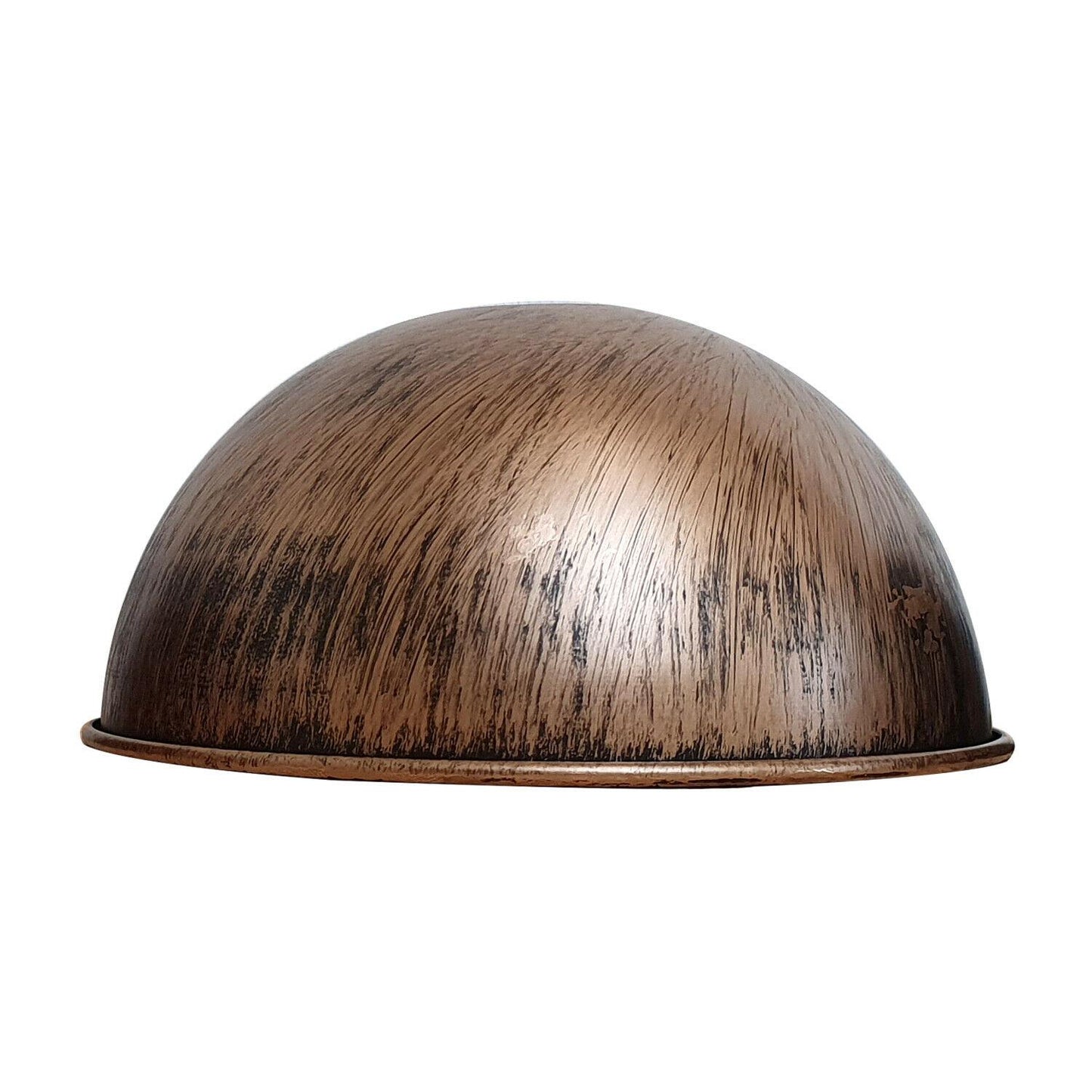 Brushed  Color  Vintage  210 mm Retro  Dome  Easy  Fit  Light  Shades  Modern  Metal  Ceiling  Pendant Lampshades