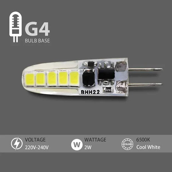 G4 Diode Cool White 2W D10 AC 220V