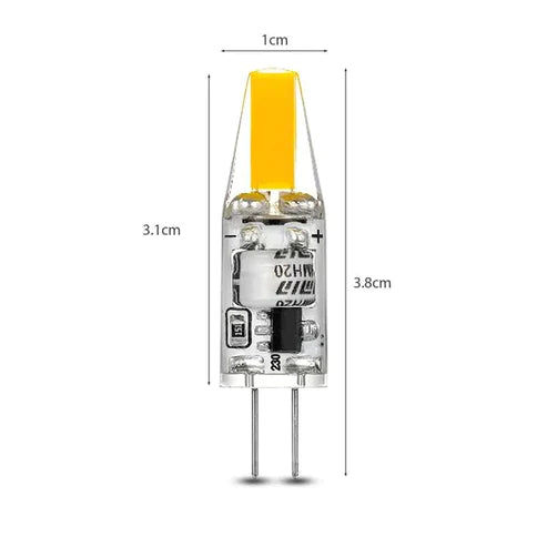 Cool white G4 COB 3W bulb