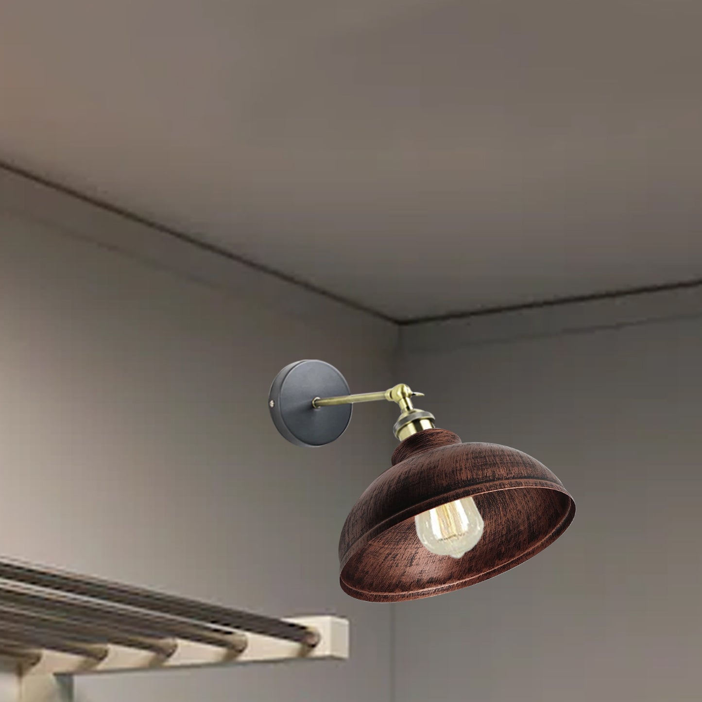 Vintage Industrial E27 Metal Wall Sconce Wall Light